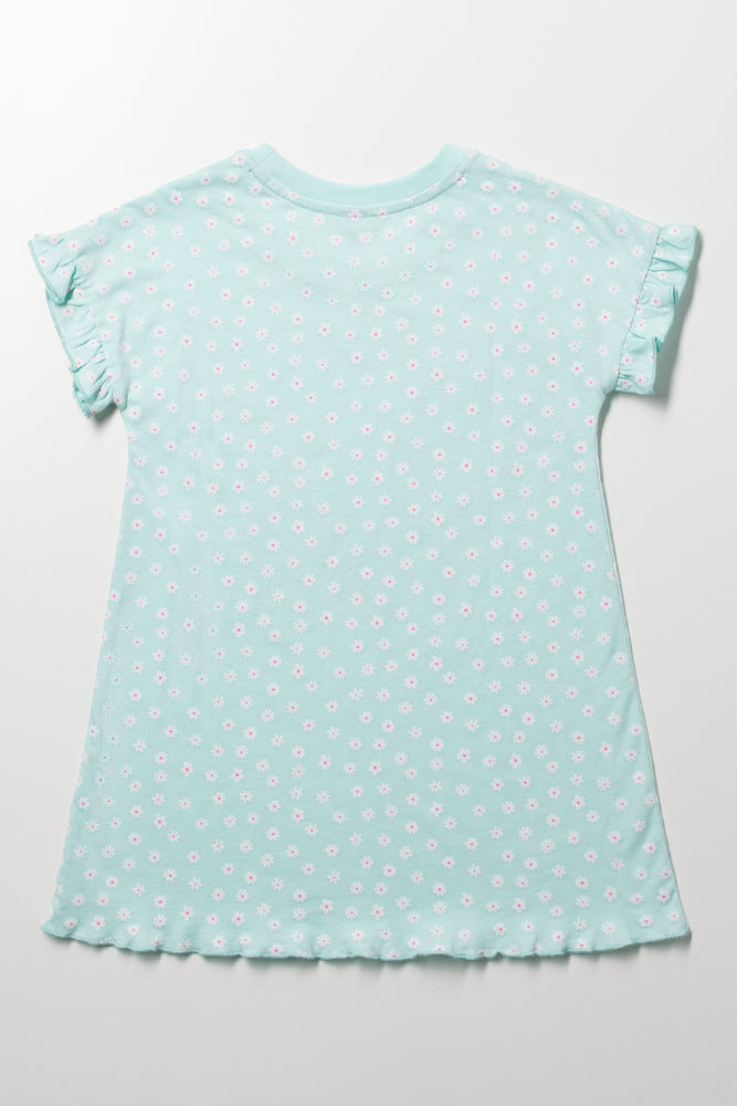Floral Bunny Napping Sleepshirt (2)