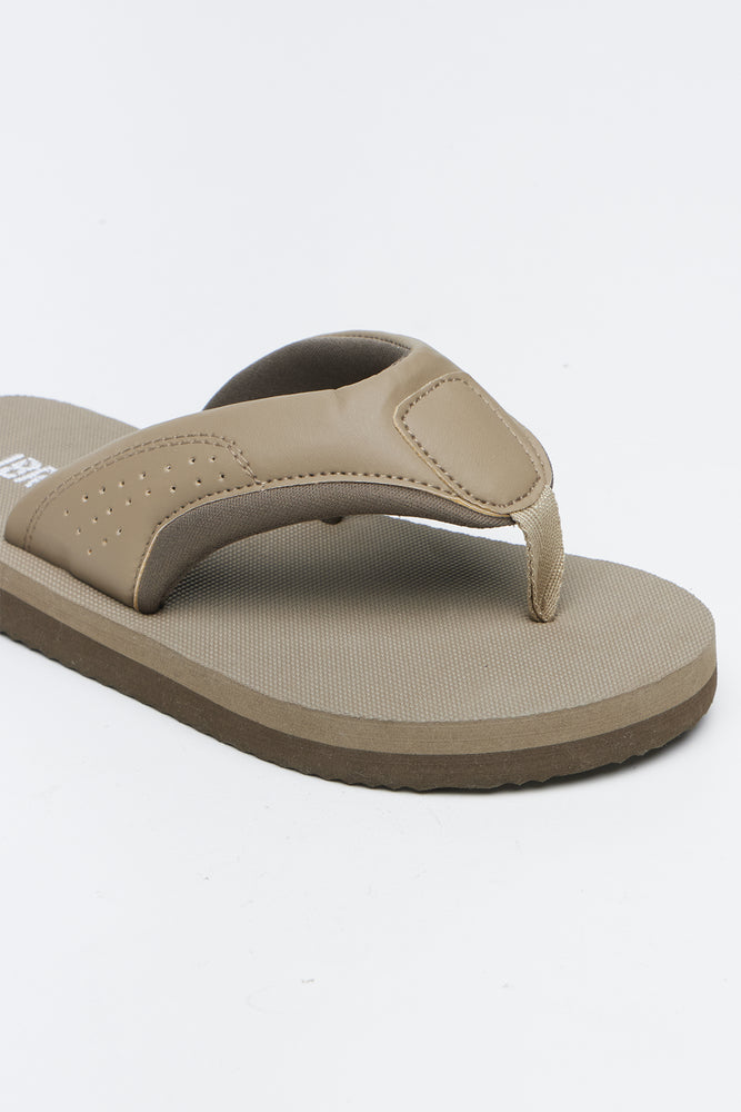 Chocolate Brown Double Band Sandals (2)