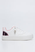 White Bow Charm Fashion Sneakers (1)