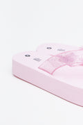 Pink Glitter Platform Flip Flops (3)