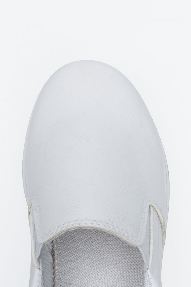 White Platform Slip On Sneakers (4)