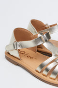 Metallic Gold Fisherman Sandals (3)