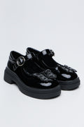 Black Butterfly Mary Jane Shoes