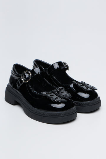 Black Butterfly Mary Jane Shoes