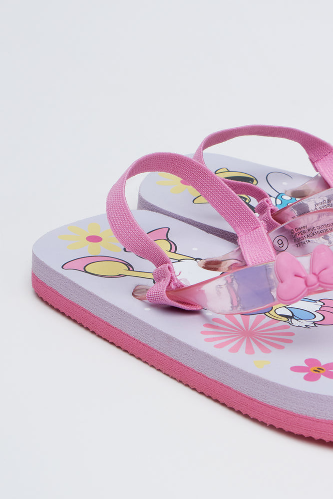 Lilac Minnie & Daisy Flip Flops (3)