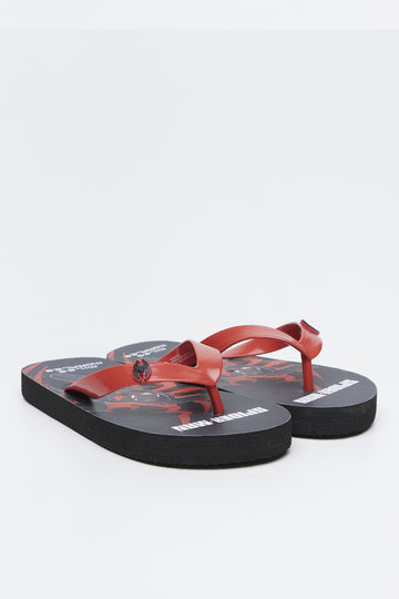 Spider-Man Graphic Print Flip-Flops