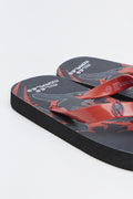 Spider-Man Graphic Print Flip-Flops (4)
