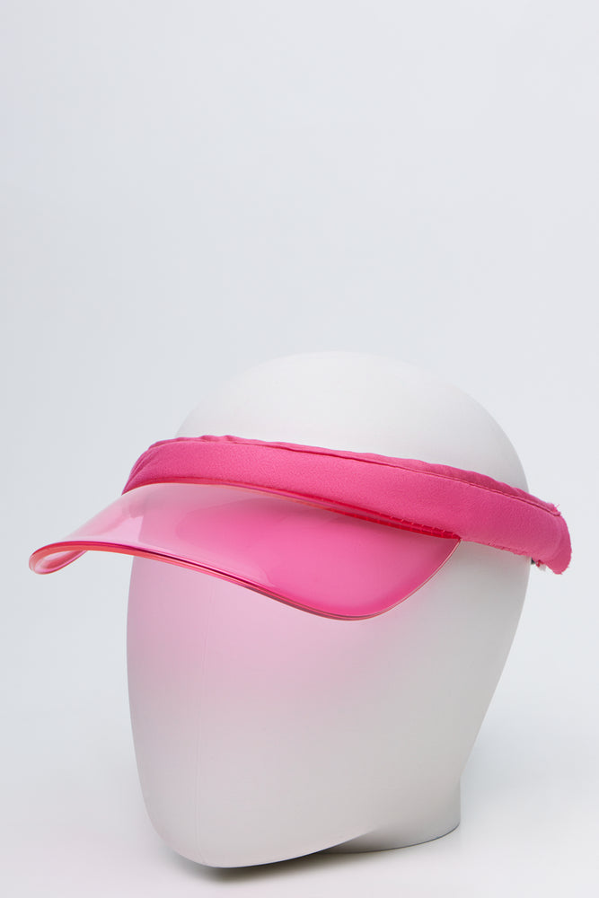 Pink Transparent Sun Visor (1)