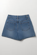 Diamante Embellished Denim Shorts (2)