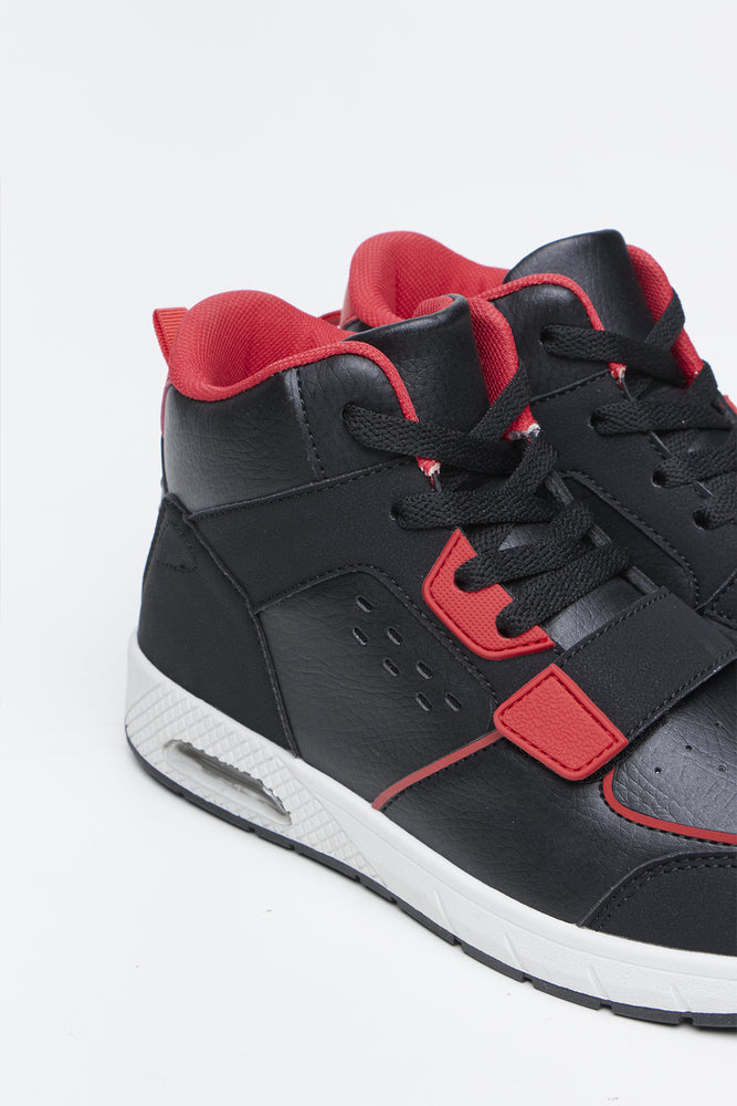 Black Velcro High Top Sneakers (3)