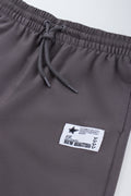 Grey Heavyweight Knit Shorts (1)