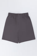 Grey Heavyweight Knit Shorts (2)
