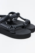 Black Padded Sport Sandals (2)