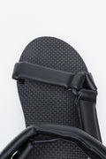 Black Padded Sport Sandals (4)