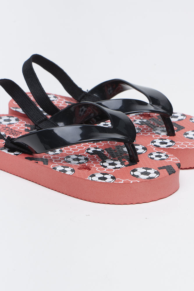 2 Pack Soccer Graphic Sandals (4)