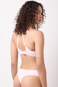 Pink Seamfree Plunge Bralette (2)