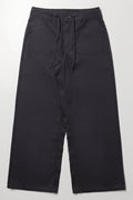 Wide Leg Cotton Drawcord Pants