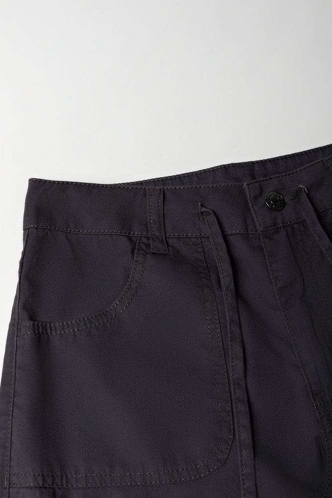 Wide Leg Cotton Drawcord Pants (1)