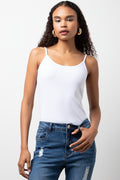 White Fitted Cami Top