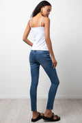 White Fitted Cami Top (2)