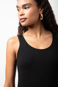 Black Fitted Sleeveless Vest (3)