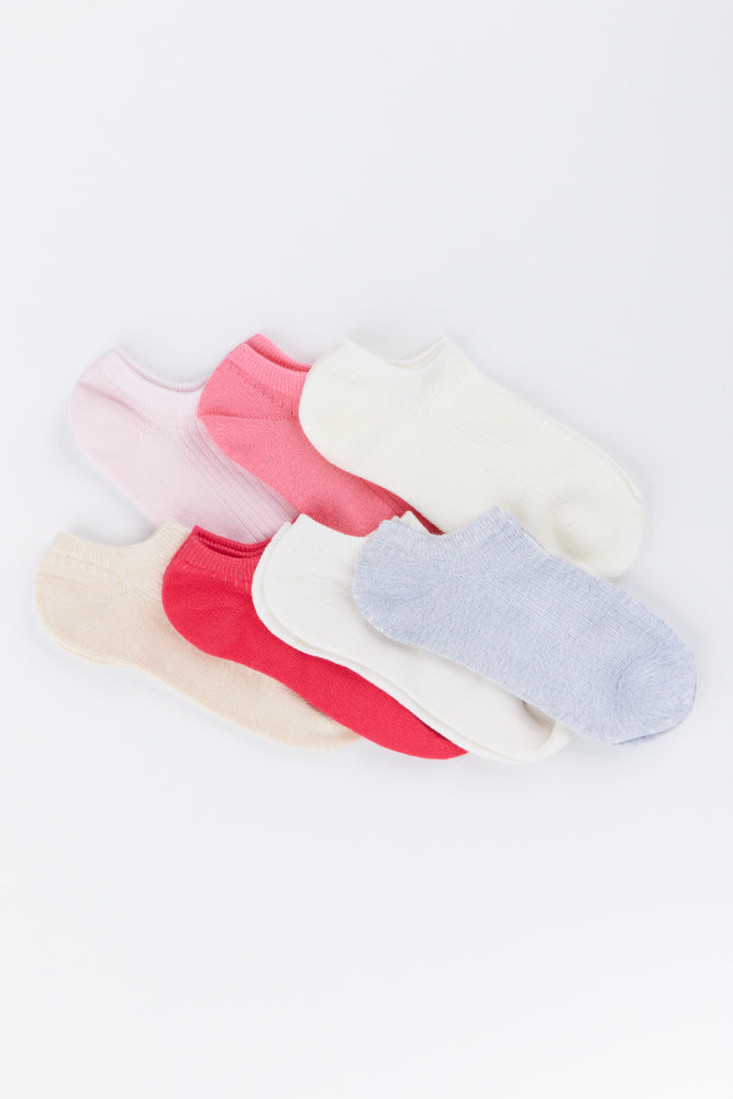 7 Pack Lowcut Ankle Socks