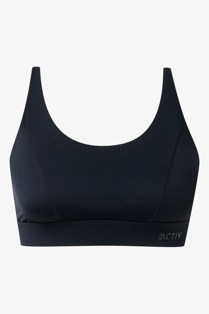Black High Impact Black Sports Bra