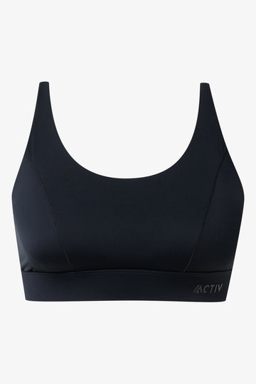 Black High Impact Black Sports Bra