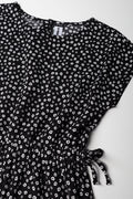 Black Floral Print Crinkle Jumpsuit (1)