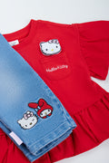 Red Hello Kitty Ruffle Outfit (1)
