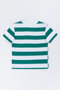 Green White Stripe T-Shirt (2)