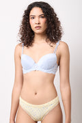 3 Pack Microfibre Lace Trim Thongs