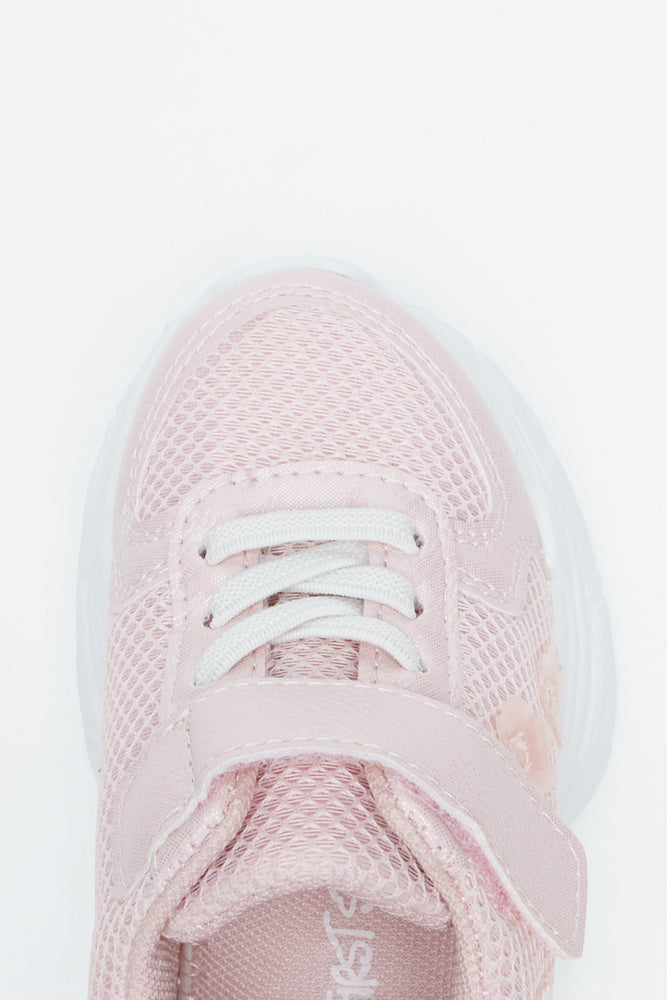 Pink Flower Detail Active Trainers (4)