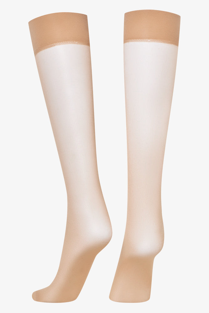 2 Pack Nude Sheer Hosiery Sock (1)