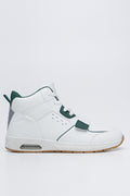White Velcro High Top Sneakers (1)