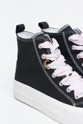 Black Embellished High Top Sneakers (3)