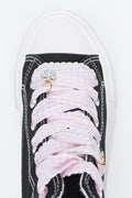 Black Embellished High Top Sneakers (4)