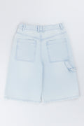 Light Blue Denim Bermuda Shorts (2)