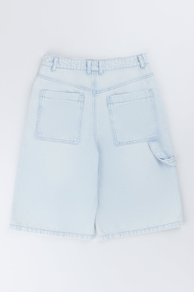 Light Blue Denim Bermuda Shorts (2)