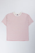 Short Sleeve Striped Relaxed Fit T-Shirt