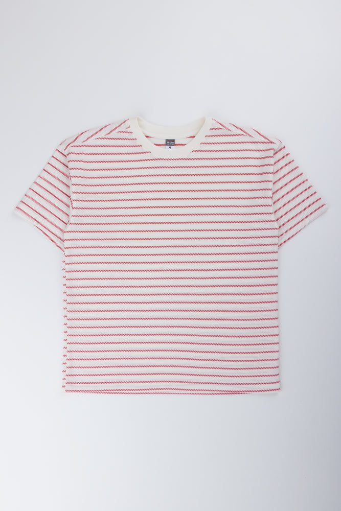 Short Sleeve Striped Relaxed Fit T-Shirt