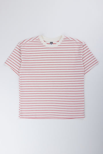 Short Sleeve Striped Relaxed Fit T-Shirt