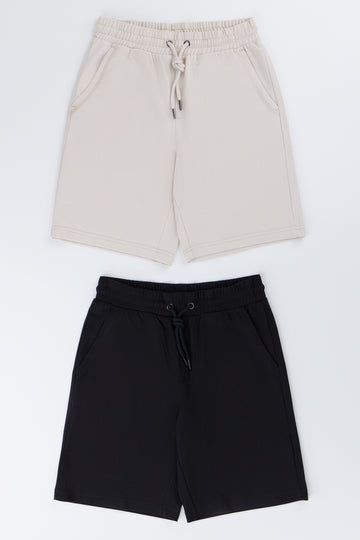 2 Pack Knit Shorts
