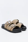 Studded Chunky Buckle Sandals