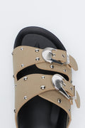 Studded Chunky Buckle Sandals (4)