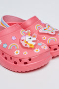 Unicorn Light Up Cerise Clogs (2)