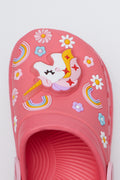 Unicorn Light Up Cerise Clogs (4)