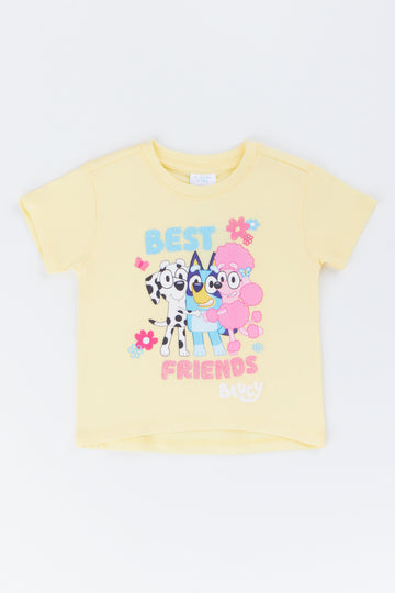Yellow Bluey Best Friends T-Shirt