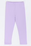 Purple Plain Leggings