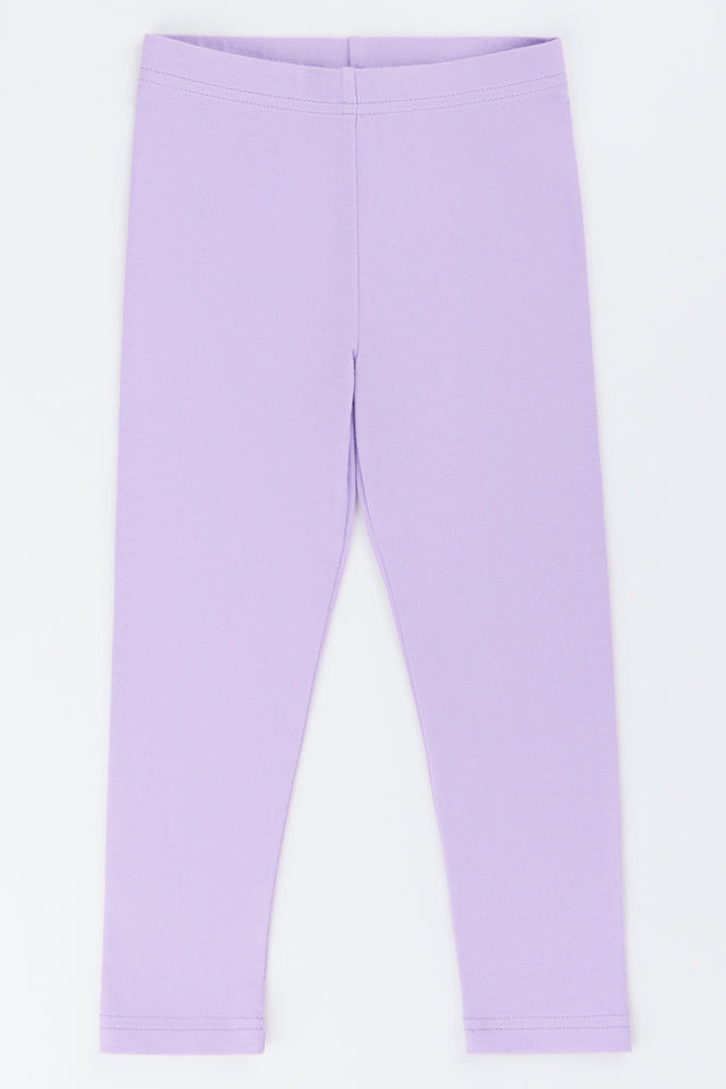 Purple Plain Leggings